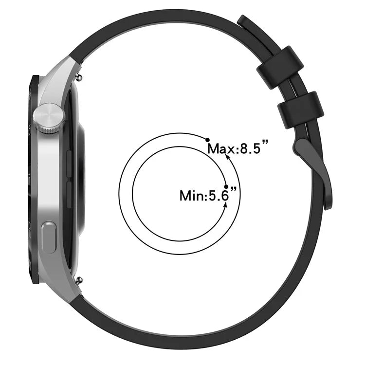For Huawei Watch GT 4 / Garmin Venu 2 Watch Band 22mm Soft Silicone Wrist Strap