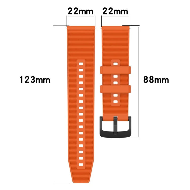 For Huawei Watch GT 4 / Garmin Venu 2 Watch Band 22mm Soft Silicone Wrist Strap