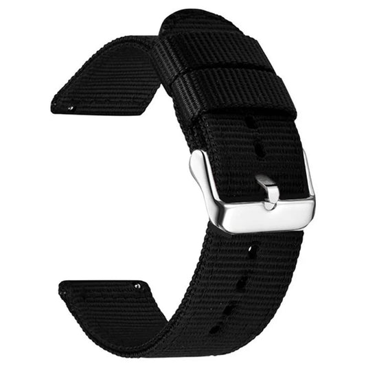 For Garmin Lily 2 Nylon Watch Band Adjustable Pin Buckle 14mm Wrist Strap Replacement