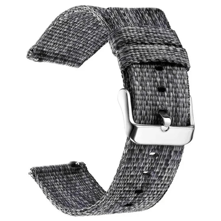 For Garmin Lily 2 Nylon Watch Band Adjustable Pin Buckle 14mm Wrist Strap Replacement