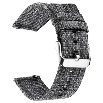 For Garmin Lily 2 Nylon Watch Band Adjustable Pin Buckle 14mm Wrist Strap Replacement
