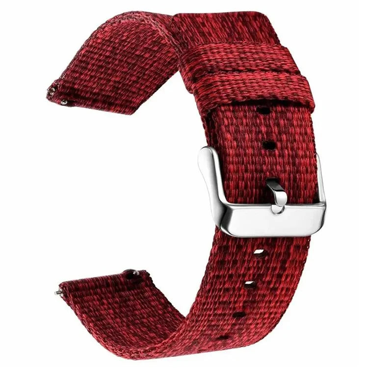 For Garmin Lily 2 Nylon Watch Band Adjustable Pin Buckle 14mm Wrist Strap Replacement