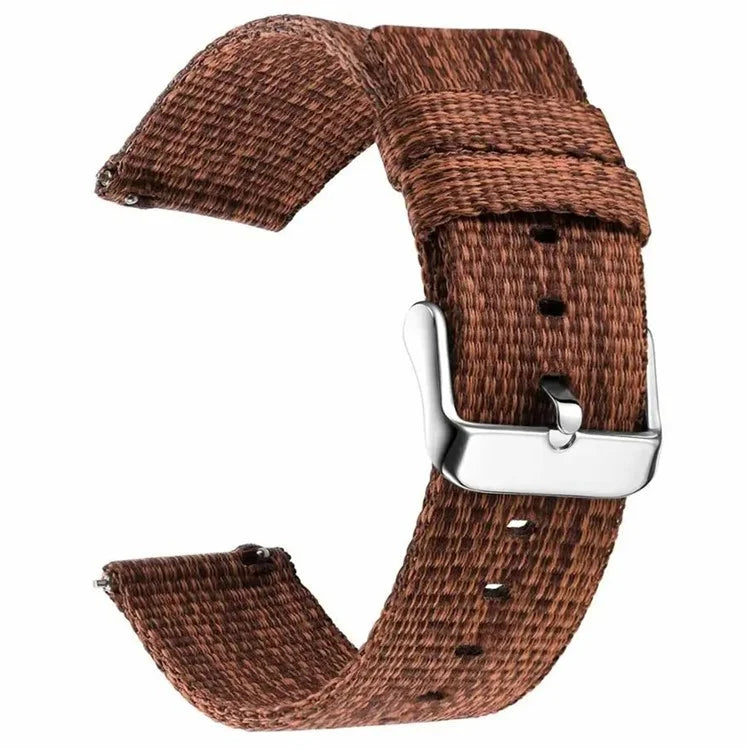 For Garmin Lily 2 Nylon Watch Band Adjustable Pin Buckle 14mm Wrist Strap Replacement