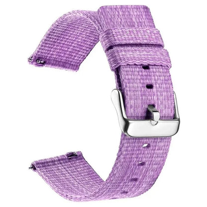 For Garmin Lily 2 Nylon Watch Band Adjustable Pin Buckle 14mm Wrist Strap Replacement