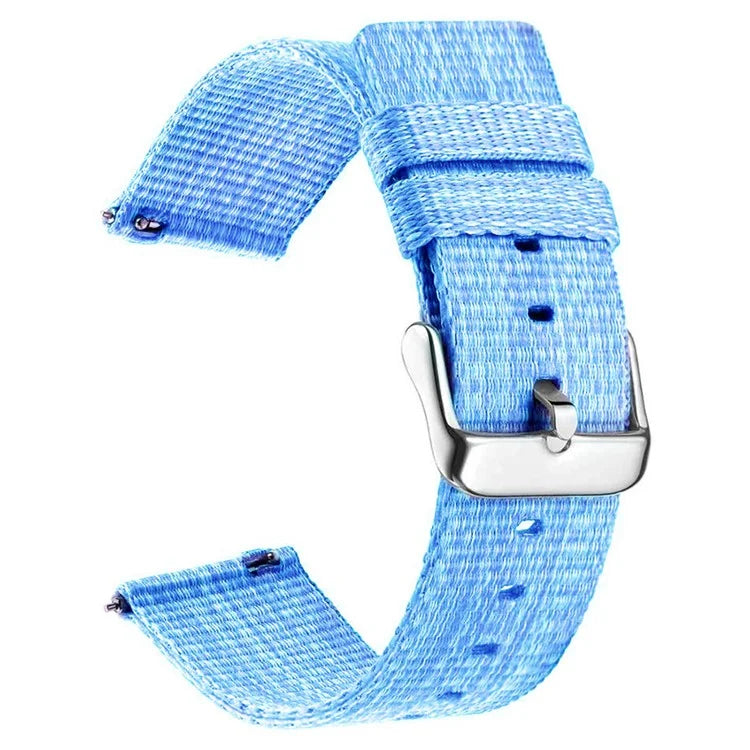 For Garmin Lily 2 Nylon Watch Band Adjustable Pin Buckle 14mm Wrist Strap Replacement
