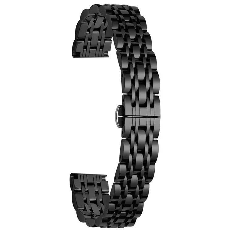 For Garmin Lily 2 Watch Band 7-Beads 14mm Stainless Steel Replacement Strap