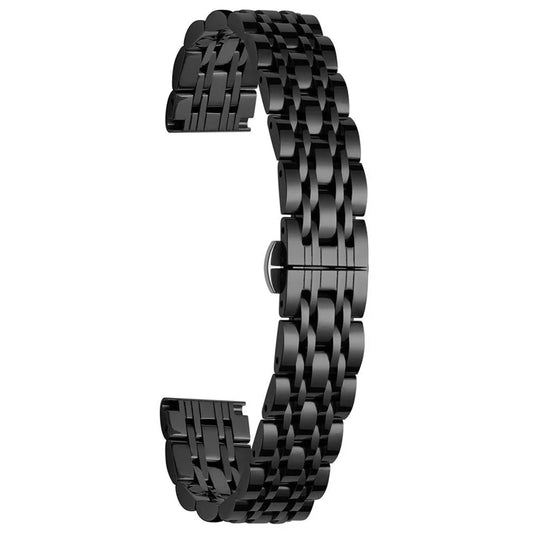 For Garmin Lily 2 Watch Band 7-Beads 14mm Stainless Steel Replacement Strap