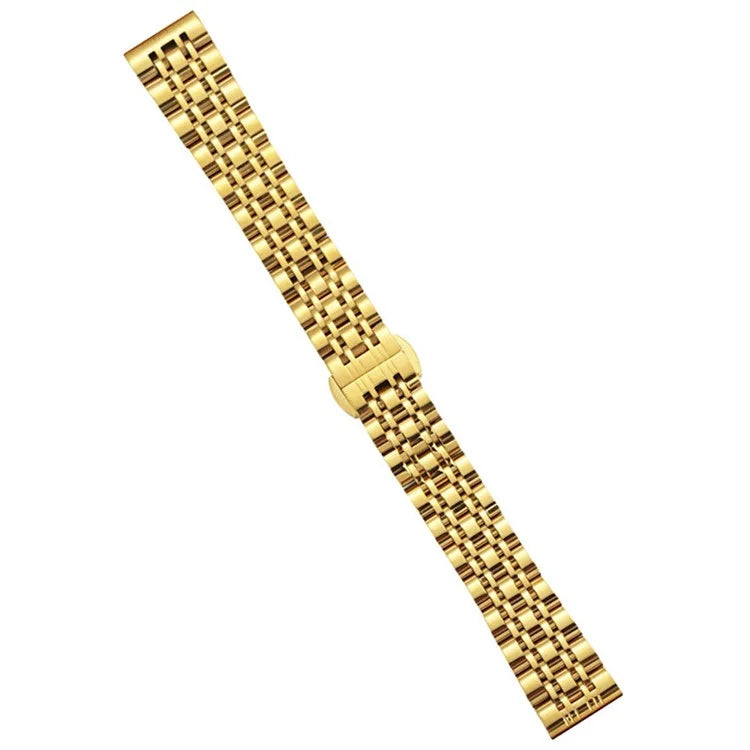 For Garmin Lily 2 Watch Band 7-Beads 14mm Stainless Steel Replacement Strap