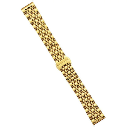 For Garmin Lily 2 Watch Band 7-Beads 14mm Stainless Steel Replacement Strap