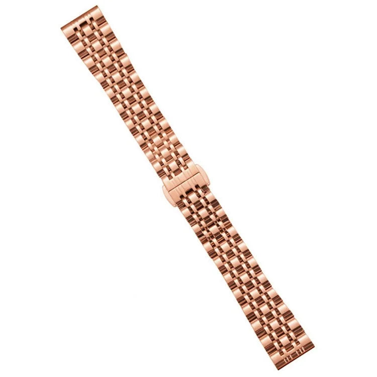 For Garmin Lily 2 Watch Band 7-Beads 14mm Stainless Steel Replacement Strap