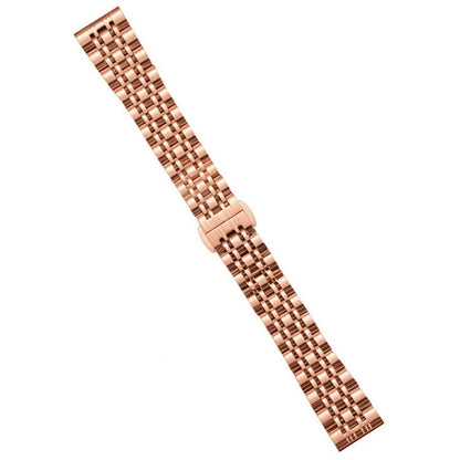 For Garmin Lily 2 Watch Band 7-Beads 14mm Stainless Steel Replacement Strap
