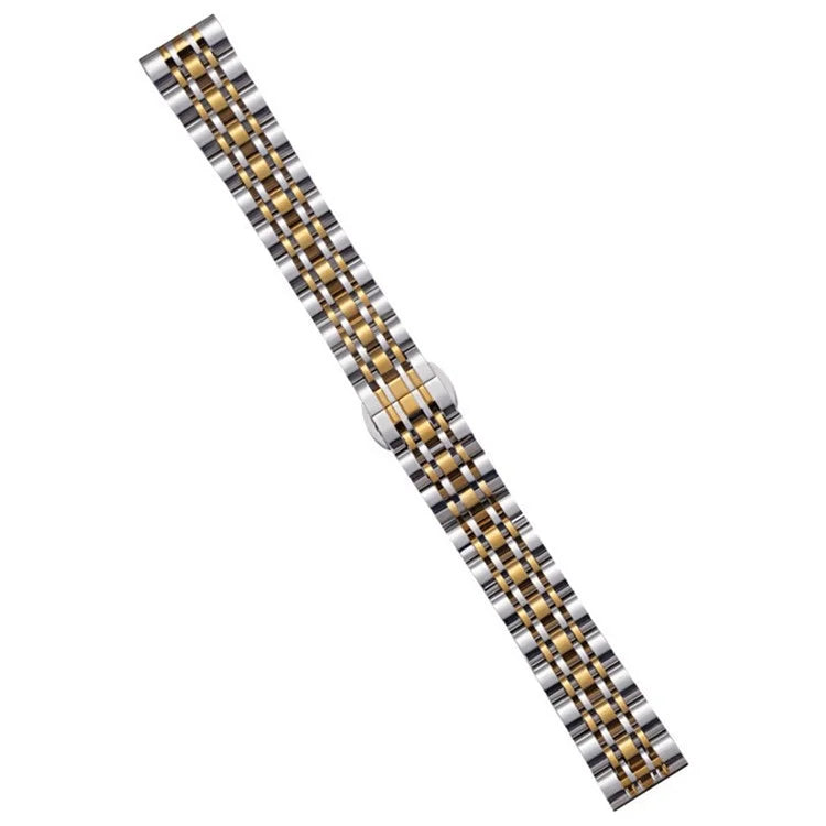For Garmin Lily 2 Watch Band 7-Beads 14mm Stainless Steel Replacement Strap