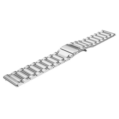 For Garmin Lily 2 14mm Watch Band 3-Beads Stainless Steel Wrist Strap with Folding Buckle
