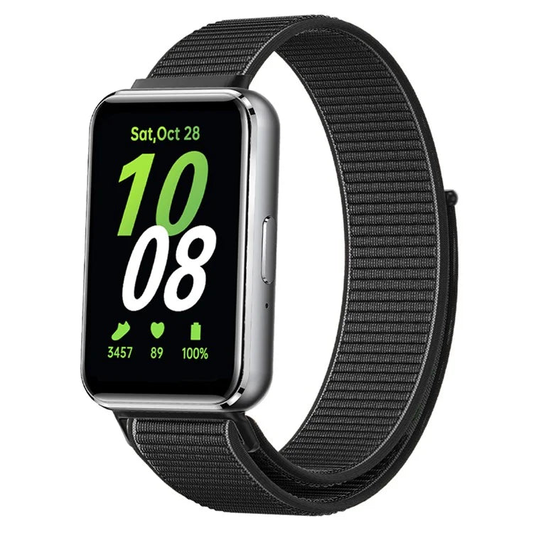 For Samsung Galaxy Fit3 Replacement Strap Braided Nylon Smart Watch Band