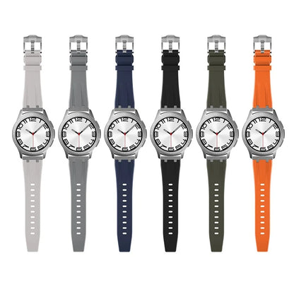 For Samsung Galaxy Watch3 45mm / Gear S3 Classic / Huawei Watch GT 4 46mm Silicone Watch Band 22mm Wrist Strap