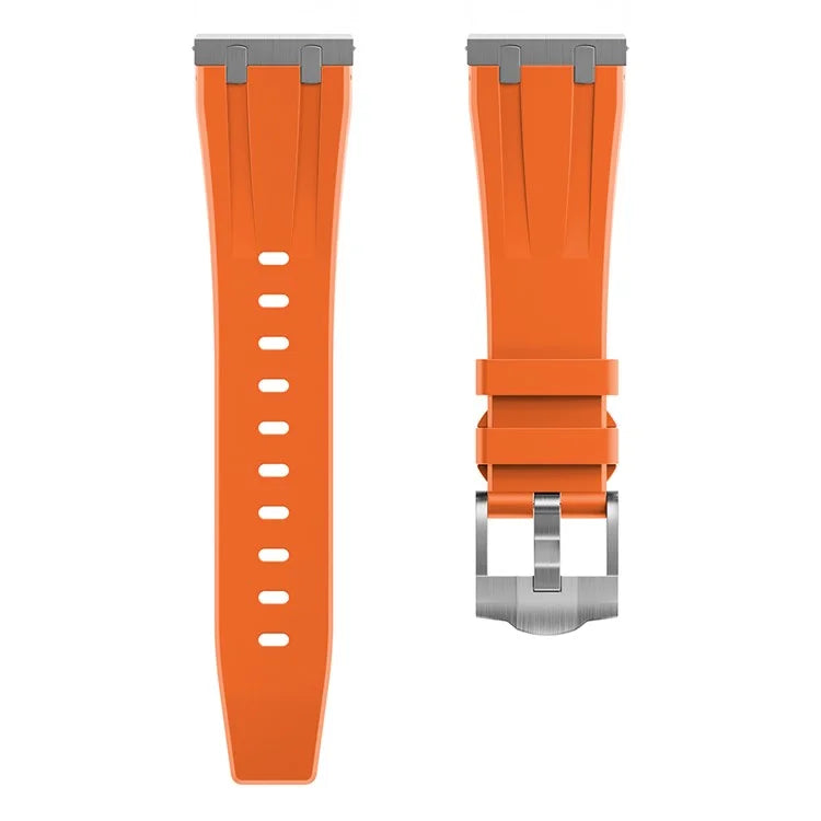 For Samsung Galaxy Watch3 45mm / Gear S3 Classic / Huawei Watch GT 4 46mm Silicone Watch Band 22mm Wrist Strap