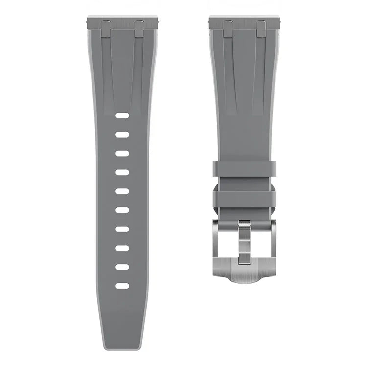 For Samsung Galaxy Watch3 45mm / Gear S3 Classic / Huawei Watch GT 4 46mm Silicone Watch Band 22mm Wrist Strap