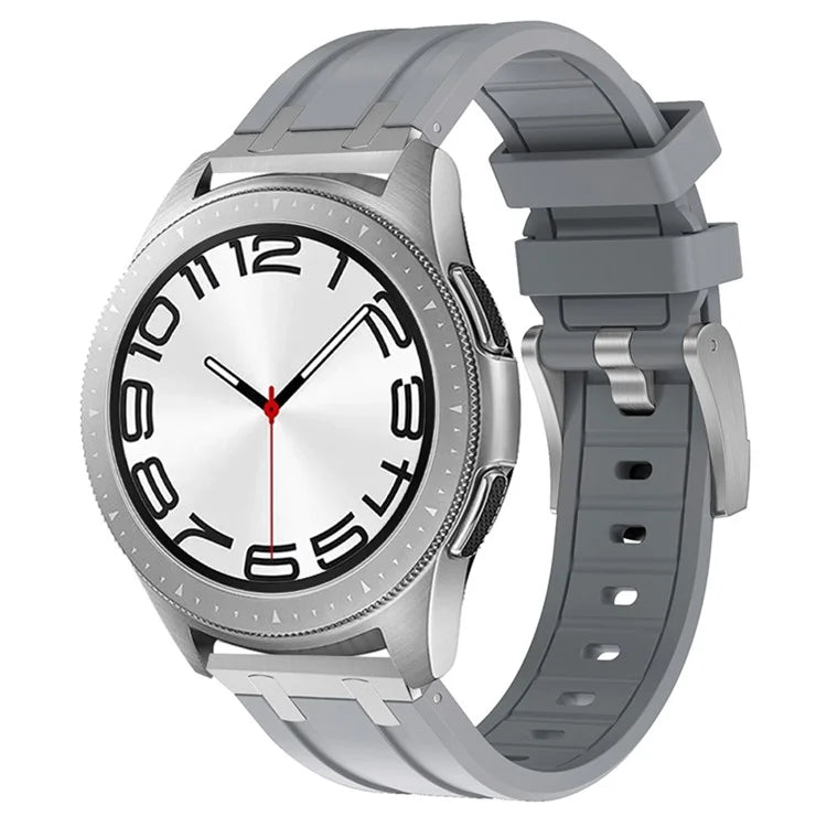 For Samsung Galaxy Watch3 45mm / Gear S3 Classic / Huawei Watch GT 4 46mm Silicone Watch Band 22mm Wrist Strap
