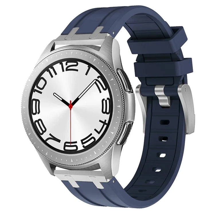 For Samsung Galaxy Watch3 45mm / Gear S3 Classic / Huawei Watch GT 4 46mm Silicone Watch Band 22mm Wrist Strap