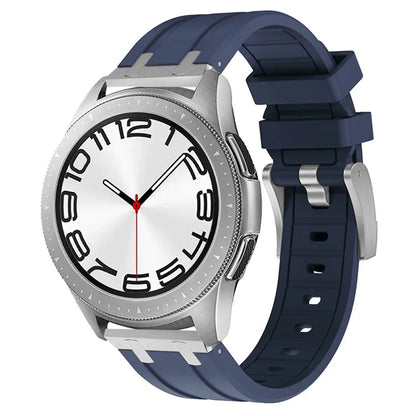 For Samsung Galaxy Watch3 45mm / Gear S3 Classic / Huawei Watch GT 4 46mm Silicone Watch Band 22mm Wrist Strap