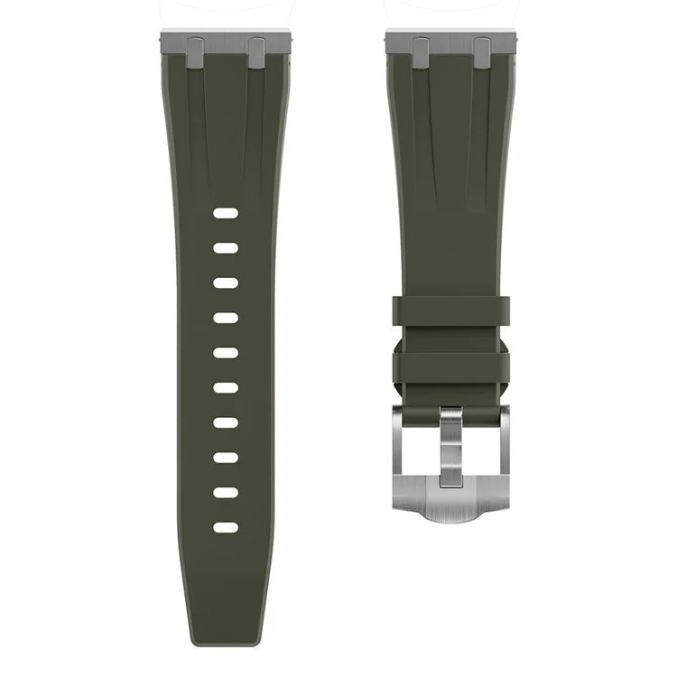 For Samsung Galaxy Watch3 45mm / Gear S3 Classic / Huawei Watch GT 4 46mm Silicone Watch Band 22mm Wrist Strap