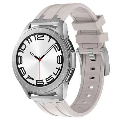 For Samsung Galaxy Watch3 45mm / Gear S3 Classic / Huawei Watch GT 4 46mm Silicone Watch Band 22mm Wrist Strap