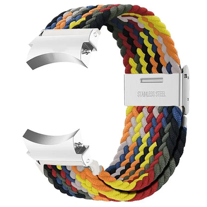 For Samsung Galaxy Watch4 / Watch 5 / Watch6 Classic Series Watch Band Nylon Braided Watch Strap
