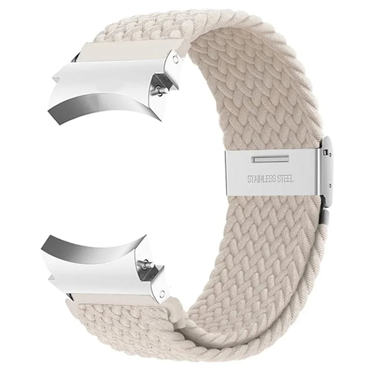 For Samsung Galaxy Watch4 / Watch 5 / Watch6 Classic Series Watch Band Nylon Braided Watch Strap