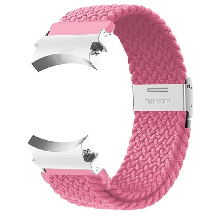 For Samsung Galaxy Watch4 / Watch 5 / Watch6 Classic Series Watch Band Nylon Braided Watch Strap