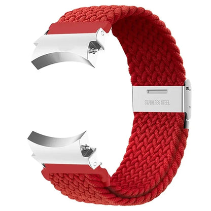 For Samsung Galaxy Watch4 / Watch 5 / Watch6 Classic Series Watch Band Nylon Braided Watch Strap