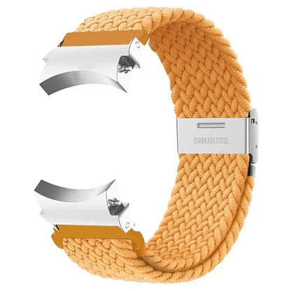 For Samsung Galaxy Watch4 / Watch 5 / Watch6 Classic Series Watch Band Nylon Braided Watch Strap