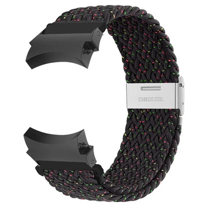 For Samsung Galaxy Watch4 / Watch 5 / Watch6 Classic Series Watch Band Nylon Braided Watch Strap