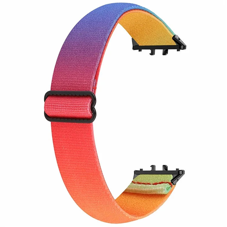 For Samsung Galaxy Fit3 Watch Strap Elastic Nylon Adjustable Smart Watch Band