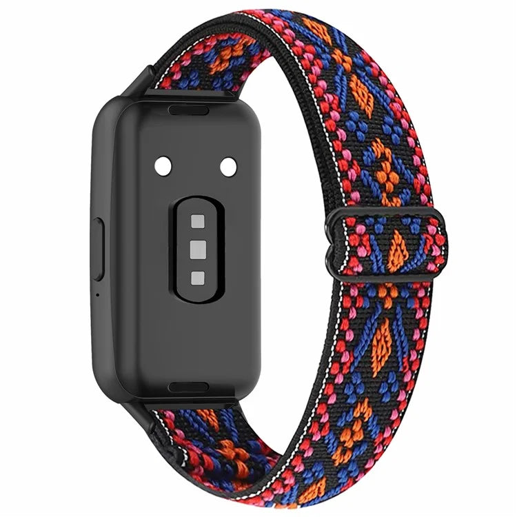 For Samsung Galaxy Fit3 Watch Strap Elastic Nylon Adjustable Smart Watch Band