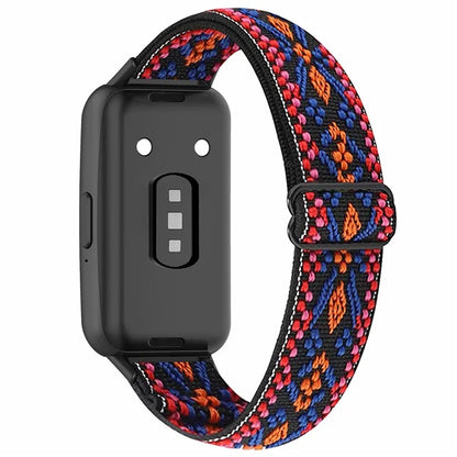 For Samsung Galaxy Fit3 Watch Strap Elastic Nylon Adjustable Smart Watch Band