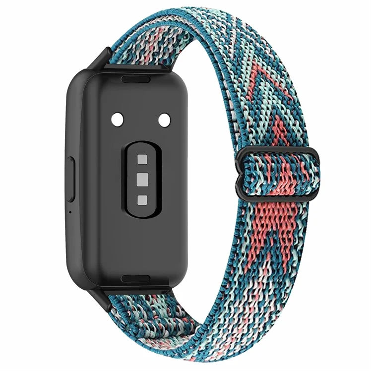 For Samsung Galaxy Fit3 Watch Strap Elastic Nylon Adjustable Smart Watch Band