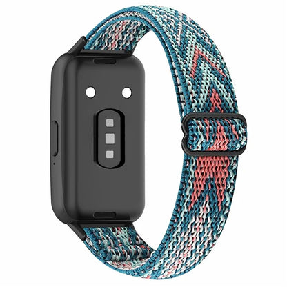 For Samsung Galaxy Fit3 Watch Strap Elastic Nylon Adjustable Smart Watch Band