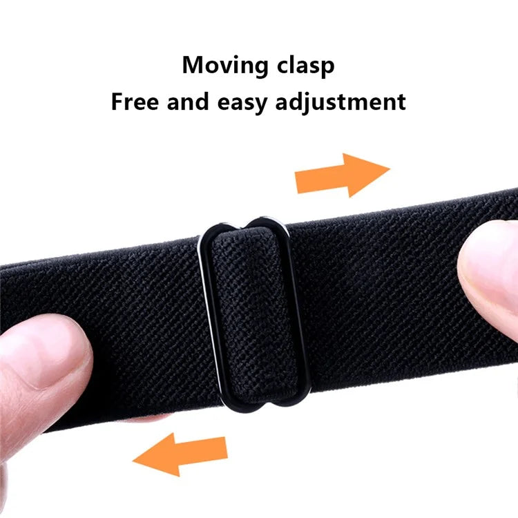 For Samsung Galaxy Fit3 Watch Strap Elastic Nylon Adjustable Smart Watch Band