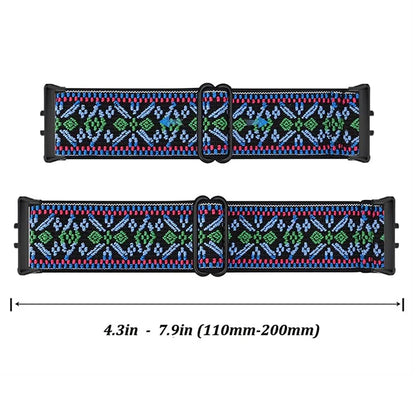 For Samsung Galaxy Fit3 Watch Strap Elastic Nylon Adjustable Smart Watch Band