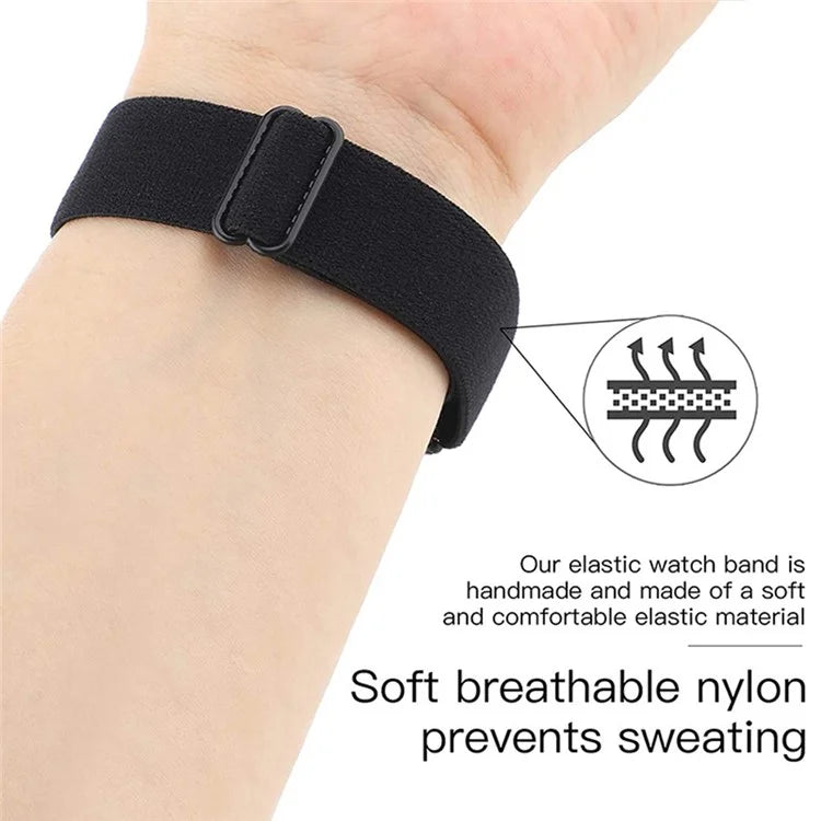 For Samsung Galaxy Fit3 Watch Strap Elastic Nylon Adjustable Smart Watch Band