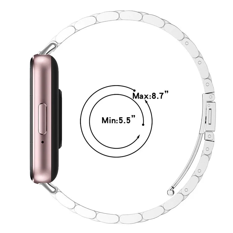 For Samsung Galaxy Fit3 Replacement Strap Quick Release Stainless Steel Watch Band