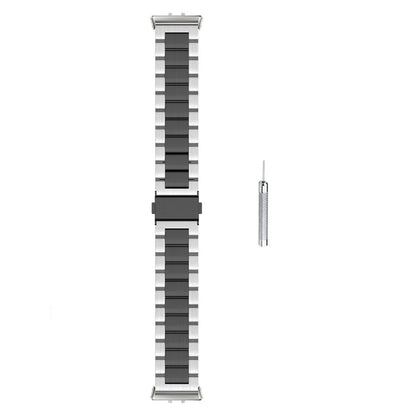 For Samsung Galaxy Fit3 Quick Release Watch Strap Mixed Color Stainless Steel Watchband