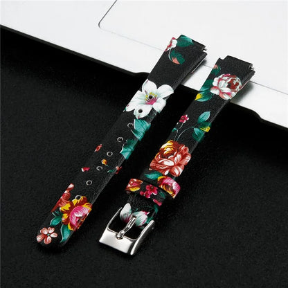 For Fitbit Inspire / Inspire HR Smart Watch Band Top-layer Cow Leather Wrist Strap