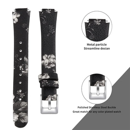 For Fitbit Inspire / Inspire HR Smart Watch Band Top-layer Cow Leather Wrist Strap