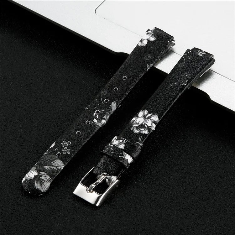 For Fitbit Inspire / Inspire HR Smart Watch Band Top-layer Cow Leather Wrist Strap