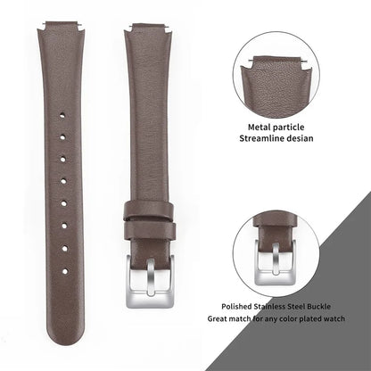 For Fitbit Inspire / Inspire HR Smart Watch Band Top-layer Cow Leather Wrist Strap