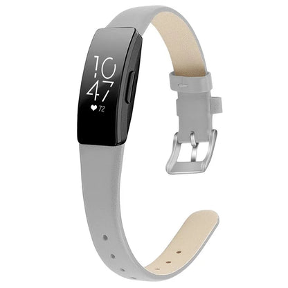 For Fitbit Inspire / Inspire HR Smart Watch Band Top-layer Cow Leather Wrist Strap