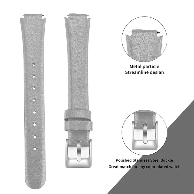 For Fitbit Inspire / Inspire HR Smart Watch Band Top-layer Cow Leather Wrist Strap