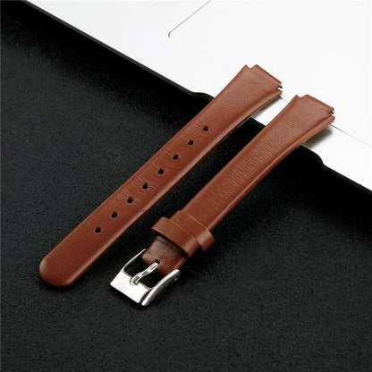 For Fitbit Inspire / Inspire HR Smart Watch Band Top-layer Cow Leather Wrist Strap