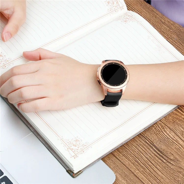 S Size 20mm Wrist Band for Samsung Galaxy Watch Active / Watch6 / Watch5 / Watch4 Silicone Strap